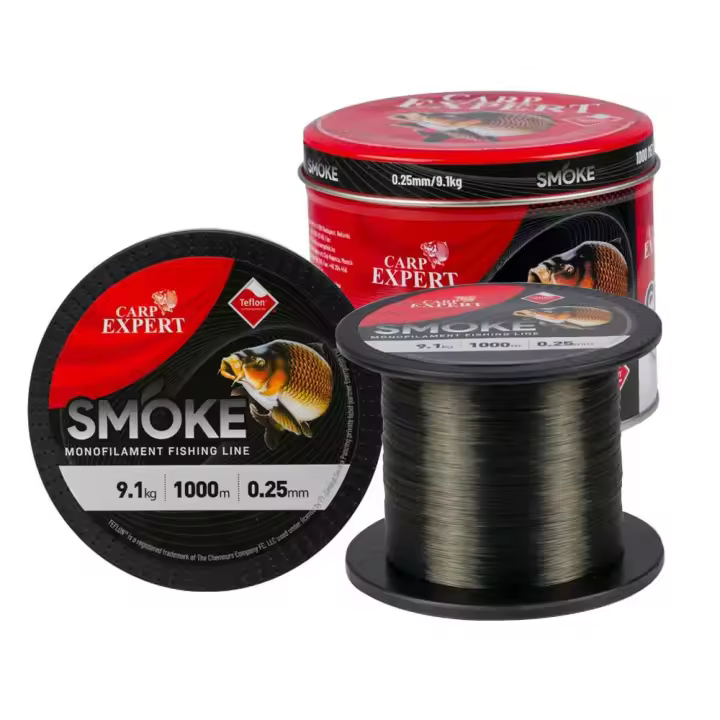 Carp Expert Monofilamento Smoke 1000 M Rojo - 1