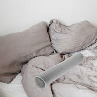 Almohada De Cuello Redonda En Forma De Cilindro Para Relaxar La Espalda Y El Cuello Rellena De Poliéster Y Algodón Uso Doméstico - details 0