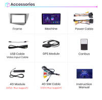 Junsun Android 13 Car Radio Stereo For Seat Leon MK2 2005 2006 2007 2008 2009 2010 2011 2012 Car Auto Radio Built-In Wireless Carplay For Apple & Android Auto Automotive Multimedia Touch Screen 2 DIN Car Intelligent Systems Head Unit With GPS Navigation D - details 26