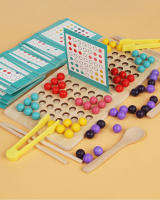 Juego Educativo De Tablero De Palos Para Niños Y Niñas Juego De Alineación Y Sorting De Bolas Para Desarrollar Habilidades Motoras Finas Juego De 2 Jugadores Para Niños Menores De 12 Años - details 2