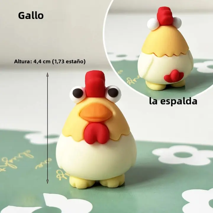 Decoración De Pastel Con Animal De Granja Toppers Vaca Tractor Pollos Ideal Para Fiesta De Cumpleaños Baby Shower Tema De Granja - 1