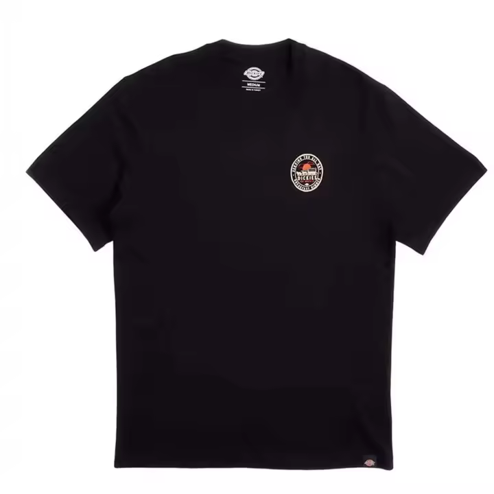 Camiseta de Manga Corta Dickies  para hombre en color negro - 1