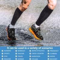 Calcetines De Protección Para La Pata Para Mujer Compresión Para Lesiones En La Pata Y Varices Medio Tobillo Deporte Fútbol Terry Nylon - details 6