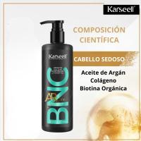 KARSEELL -  Acondicionador Aceite de Argán Vitamina E Ácidos Grasos Libre de Sulfatos Siliconas y Parabenos Hidrata el Cabello Brillo Suavidad Protege el Cabello con Color Cabello Seco y Dañado Antiencrespamiento - 500 ml. - details 0
