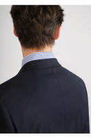 Traje De Moda Para Hombre Estilo Inglés Slim-fit Traje Formal Casual Para Trabajo Y Banquete Color Sólido Conjunto De Chaqueta Y Pantalones - details 7