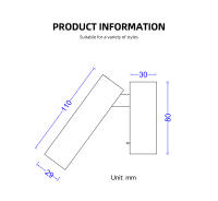 Lámpara De Pared LED De Interior Con Interruptor En Latón Decorativa Para Dormitorio Y Habitación De Hotel Iluminación Para Lectura Nocturna - details 3