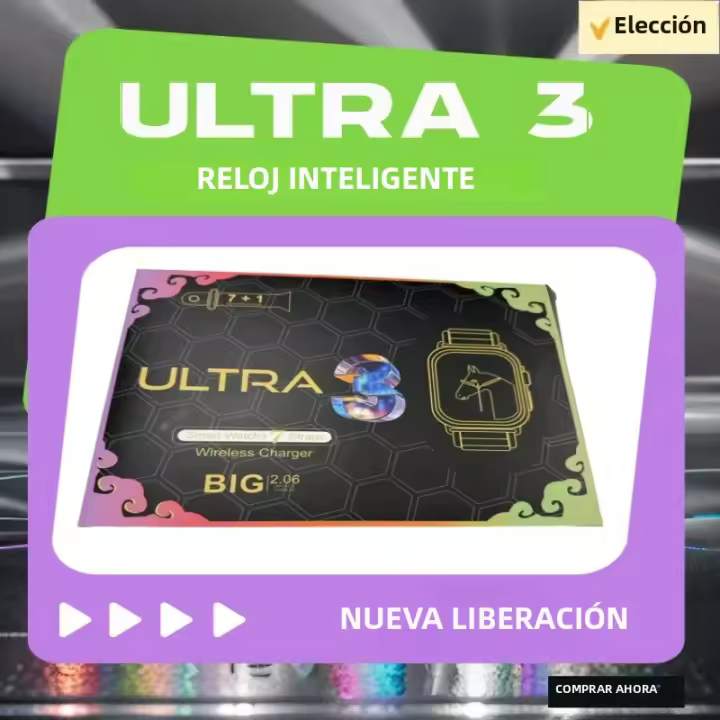 Correa De Reloj Inteligente 2025 7 Ultra 3 Smartwatch 2.2HD Amoled Pantalla Circular Monitorización ECG Reloj Inteligente Wristwatch - 1