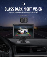 Monitor De Coche KTYDKP De 7 Pulgadas Con Cámara Trasera Para Camión Remolque Pantalla LED De Retroceso Para Estacionamiento 12-24V - details 9
