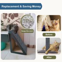 Carpetilla De Rascado Para Gatos Con Adhesivo Auto-Adhesivo Protector De Muebles Antirrascas Trimmable Mat De Rascado Para Gatos - details 1