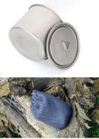 Taza De Camping Tiartisan De Titanio Portátil Y Ligera Con Asa Plegable Para Agua Té Y Café Ideal Para Senderismo Y Viajes - details 8