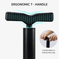 Bomba de suelo portátil para bicicleta, válvulas Presta y Schrader reversibles automatically, augmentation de pression, Mini Bomba de aire para Bicicleta - details 2
