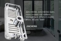 Organizador De Baño Multifuncional Soporte De Jabón Con Pala Elevadora No Perforado Almacenamiento De Ducha Rack De Estante Trays Removible Decoración Para El Hogar - details 9