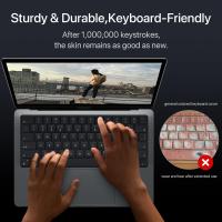 Funda De Teclado Ultrafina Y Transparente Para MacBook Air M1 M2 M3 pro 14 16 Pulgadas Air 15 A3113 A3114 Tipo De Estados Unidos Material De Silicona Negro - details 2