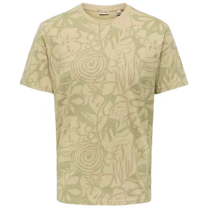 Camiseta Only & Sons Onspèrry Flower Life Aop Reg Ss Tee - 1