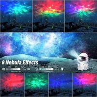 Proyector De Estrellas Y Astronauta Galaxy LED Luz Nocturna Decorativa Para Habitación Regalo Para Niños Lámpara De Decoración Del Piso - details 3