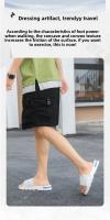 Zapatillas De Verano Para Hombre Suaves Y Cómodas Con Velcro Air Cushion Zapatos Casuales De Un Término Para Interior - details 5
