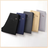 Nuevos Pantalones Casuales Para Hombre De Algodón Para Todas Las Estaciones Pantalones Negocios Rectos Y Slim Moda Clásica Talla Grande Con Bolsillos - details 5