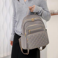 Mochila De Moda Para Mujer De Alta Calidad En Nylon Gran Tamaño Para Viajes Escolares Bolsa De Hombro Para Chicas Adolescentes - details 4