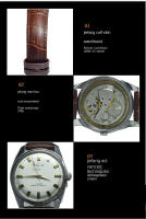 Reloj Mecánico Manual Clásico Retro De 36mm Para Hombre Acero Inoxidable Resistente Al Agua Con Correa De Cuero Heimdallr - details 7
