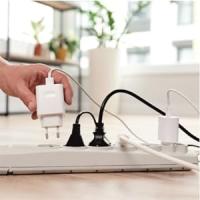 Led Light One Regleta de 4 Tomas + 2 Puertos USB. Negro. Cable 1.5 Metros 3x1,5mm H05VV-F - details 6