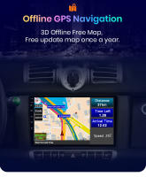AWESAFE inalámbrico CarPlay Android Auto Radio para Smart Fortwo 451 2005 2006 2007 2008 2009 2010 2011 2012 2013 2014 2015 coche reproductor multimedia GPS 2 din autoradio volante controles RDS Bluetooth - details 11