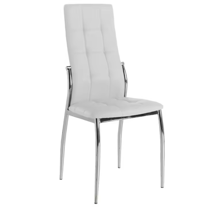 Miroytengo Laci Pack 4 Silla Comedor Moderna de Polipiel Cromadas 101x51x45 cm - 1