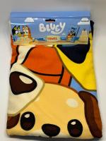 Toalla para Playa Piscina Bluey y Bingo Oficial 70x140cm infantil de microfibra para niños - details 1