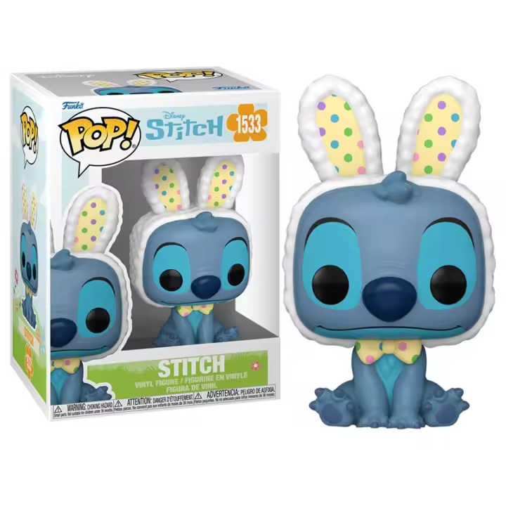 FUNKO POP! STITCH - STITCH CONEJO DE PASCUA, 83112, Nº1533, TIENDA CON LICENCIA OFICIAL - 1