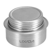 Mini Estufa De Alcohol LIXADA De Aleación De Aluminio Con Tapa Y Soporte Cruzado Portátil Para Camping Y Senderismo - details 15