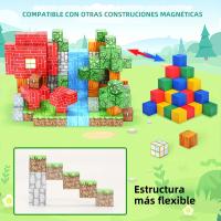 Juego De Construcción Magnético 102 Piezas Set De Bloques De Construcción Magnéticos Montessori Juguetes De Pila Mágica Regalo De Navidad Para Niños - details 4