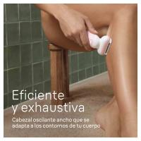 Braun Silk-épil 9 SES9-000- Depiladora mujer elétrica con cabezal flexible, mango antideslizante, control de presión para depilación fácil, inalámbrico, en seco y mojado, cabezal de rasurado, cabezal ancho con 40 pinzas MicroGrip, mango fino - details 1