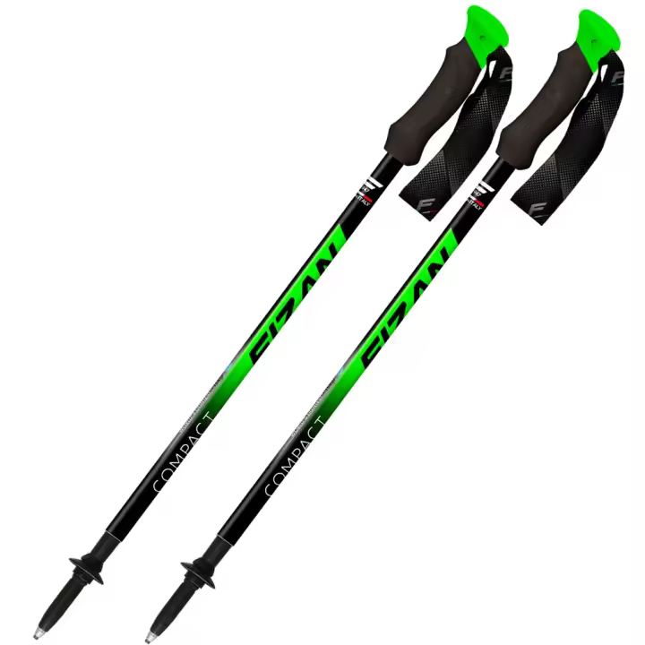 Material senderismo Bastones Fizan Bastones Compact Verde Unisex - 1