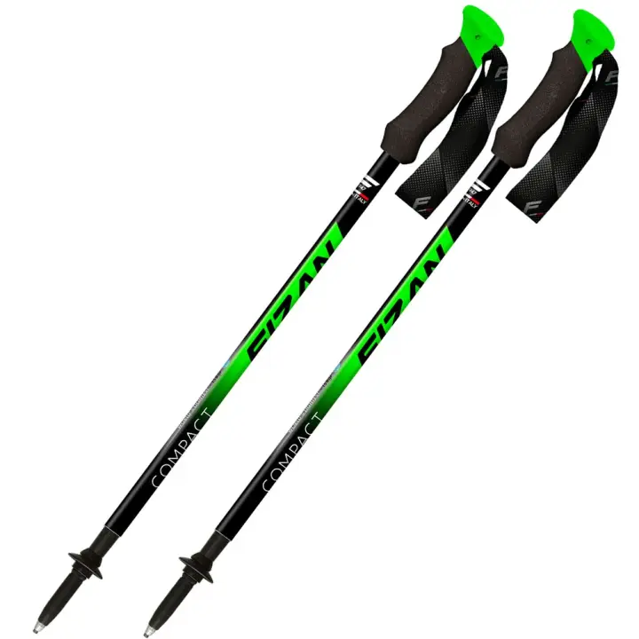 Material senderismo Bastones Fizan Bastones Compact Verde Unisex - 1
