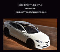 Modelo Miniatura Tesla Model S 1:24 En Metal Con Sonido Y Luz Regalo Para Niños Y Novios Juguete De Coche De Simulación Para Coleccionistas - details 12