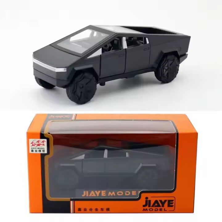 Modelo De Coche De Aleación De Metal Tesla Pickup Truck a Escala 1:36 Simulación Alta Para Decoración Y Colección Regalo Para Adolescentes Y Adultos - 1
