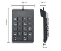 Nuevo Teclado Numérico Mini Inalámbrico USB 2.4G Con 18 Teclas Compatible Con IMac/MacBook Air/Pro Y PC Portátil Deepartner - details 7