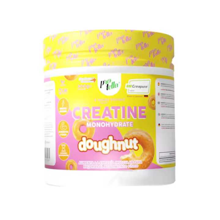 Protella - Creatina 300 g - Creatina de alta calidad - Sabor Donut - 1