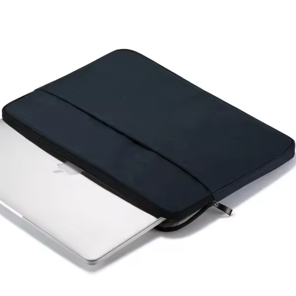 Estuche para MacBook Pro y Air de 15,6 pulgadas, color negro y azul marino. - 1