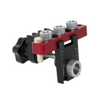 Kit De Guía De Perforación Para Agujeros De Bolsillo Ajustable 3 En 1 Localizador De Agujeros Herramienta De Madera Para Muebles - details 9