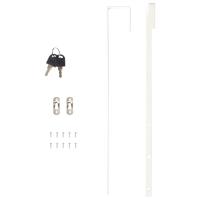 vidaXL Espejo con joyero y luces LED para pared - details 7