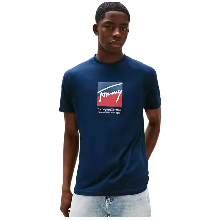 Camiseta de Manga Corta Tommy Hilfiger  para hombre en color azul - 1