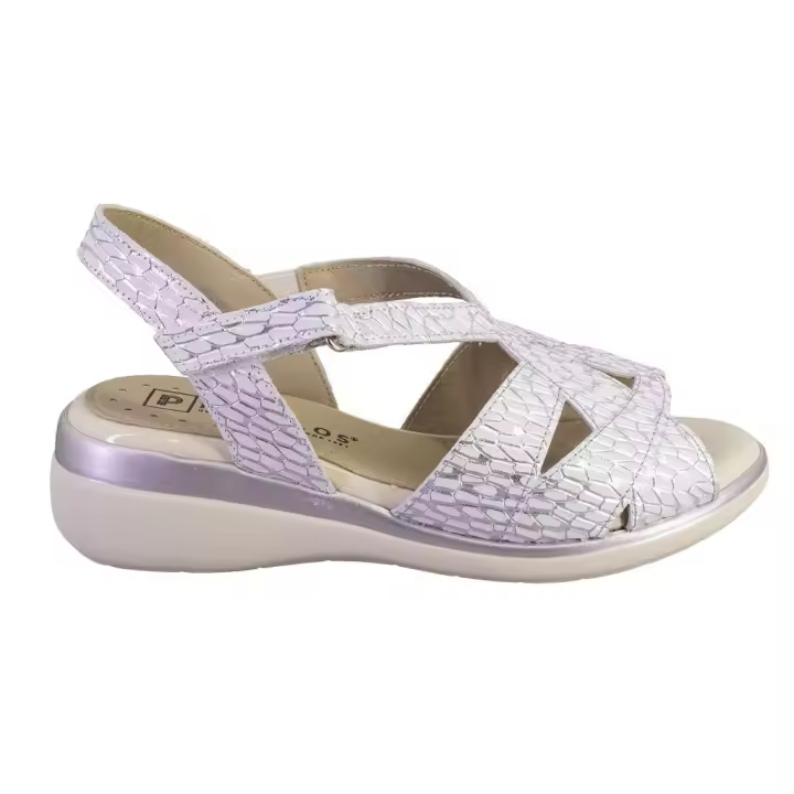 PITILLOS 10341 Sandalias de mujer plata PIEL 525 - 1