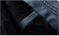 Chaqueta De Béisbol Para Hombres Corte Slim Fit Collar Erguido Cuero PU Nueva Jaqueta De Cremallera Moto Bomber Jacke Male - details 10