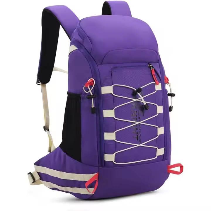 Mochila de senderismo impermeable ligera de 40L con cubierta de lluvia, mochila de viaje para deportes al aire libre para acampar, escalada, esquí, ciclismo - 1