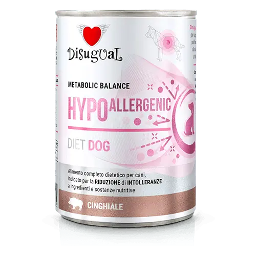 Disugual Perros Hypoalergénico con Jabalí 6x400 gr - 1