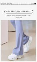 Leggings De Yoga Para Mujer High Waist Transpirables Pantalones De Gimnasio Running Fitness Con Cintura Push up Y Bells Bottoms - details 4