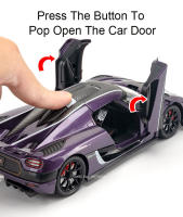Coche De Juguetes Miniatura 1:24 Con Puertas Abiertas Y Función Retroceso Modelo De Metal Duradero Para Niños Regalos - details 9
