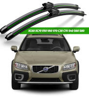 Limpiaparabrisas Delantero Volvo XC60 XC70 V50 V60 V70 C30 C70 S40 S60 S80 Láminas De Limpieza De Ventanas De Neumáticos Naturales De Goma Inteligentes 26 Pulgadas 20 Pulgadas - details 0
