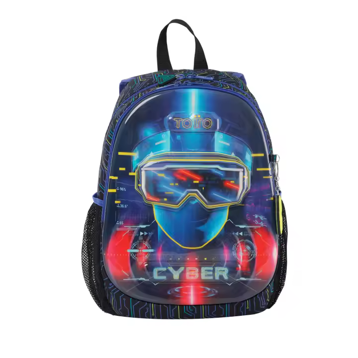 Totto Mochila escolar  Mettaverse -Dimensiones:29 x 40.5 x 11.5 cm-Material:Poliester - 1