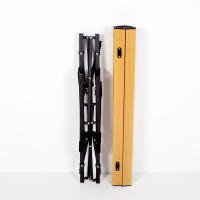Mesa plegable regulable en altura Aktive para camping estilo Glamping, medidas 90x57x45/70cm. - details 6